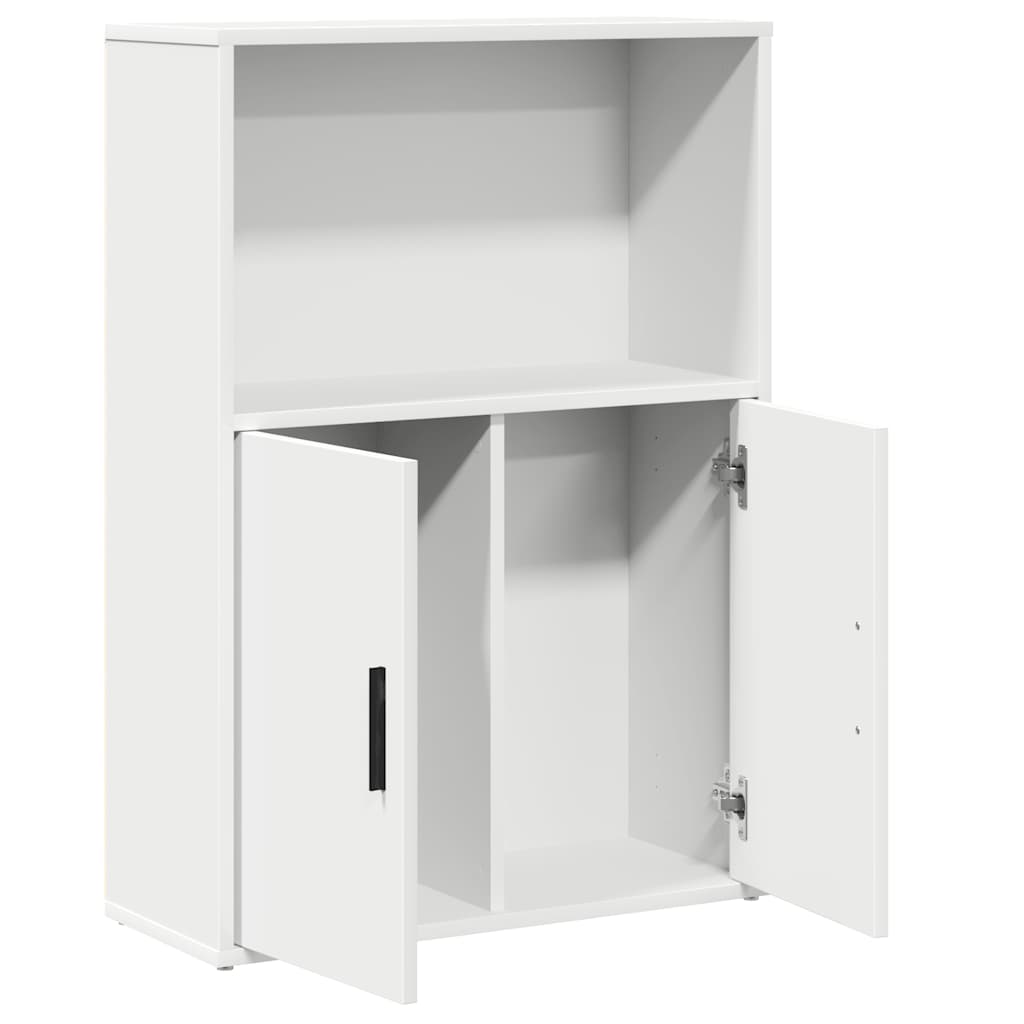 Polica za knjige bijela 60x24x85 cm izrađeno drvo