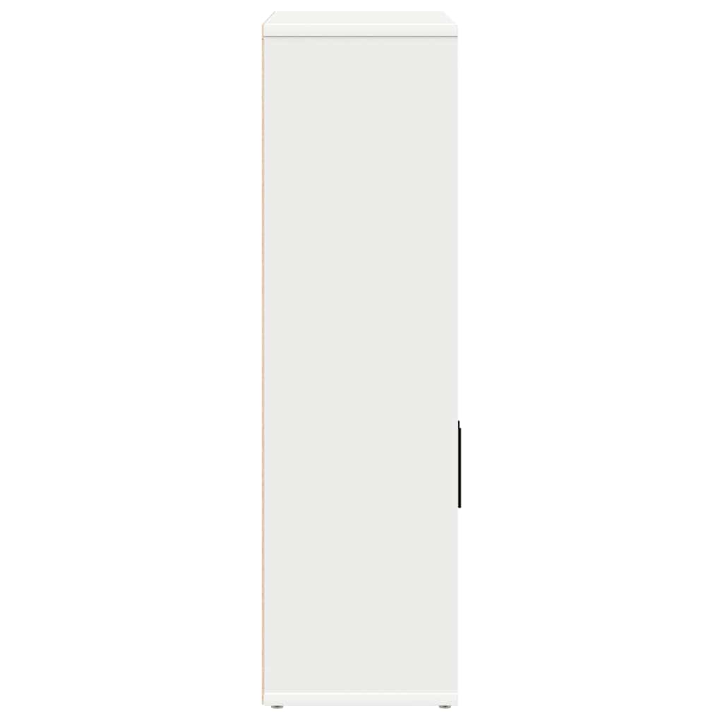 Polica za knjige bijela 60x24x85 cm izrađeno drvo