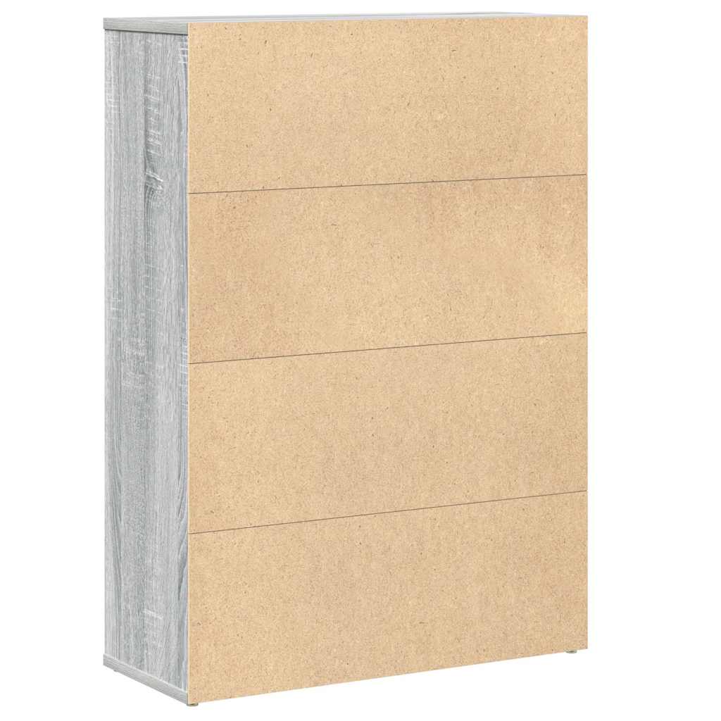 Regal za knjige boja hrasta 60x24x85 cm konstruirano drvo