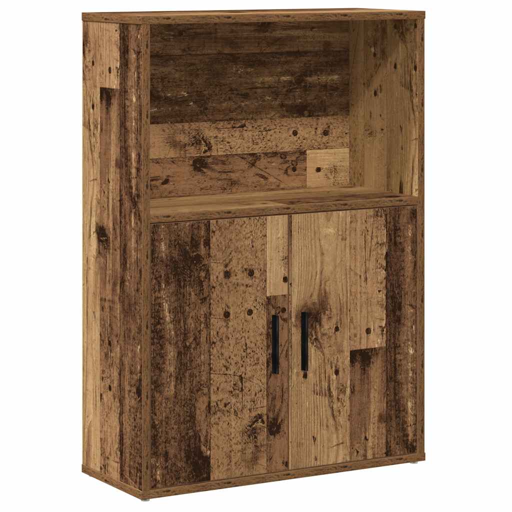 Regal za knjige boja starog drva 60x24x85 cm konstruirano drvo