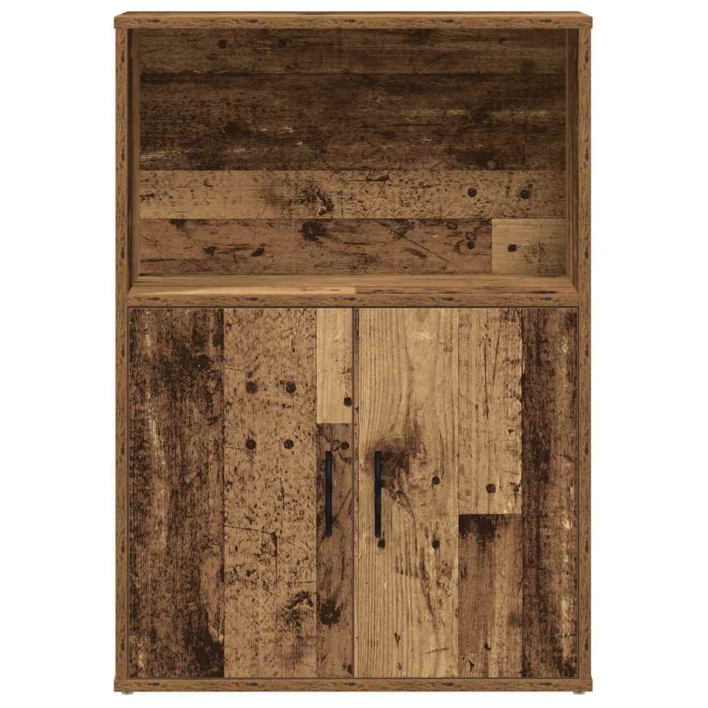 Regal za knjige boja starog drva 60x24x85 cm konstruirano drvo