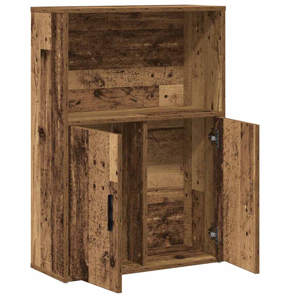 Regal za knjige boja starog drva 60x24x85 cm konstruirano drvo