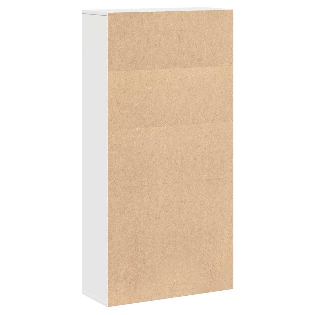 Regal za knjige bijeli 60x24x120 cm od konstruiranog drva