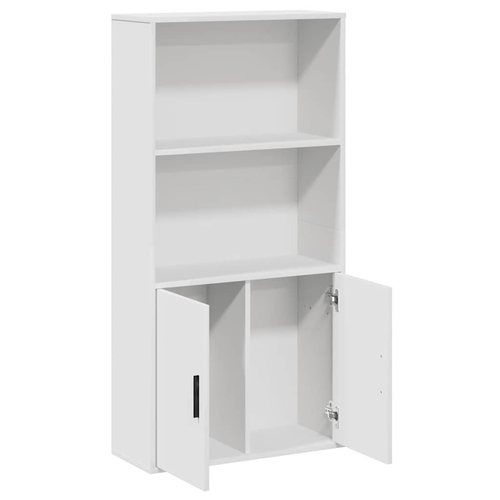Regal za knjige bijeli 60x24x120 cm od konstruiranog drva