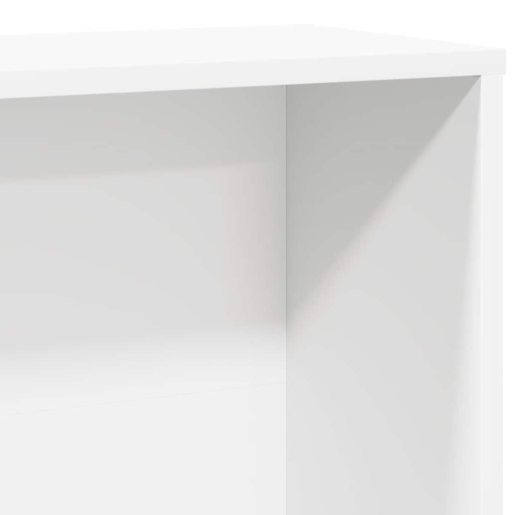 Regal za knjige bijeli 60x24x120 cm od konstruiranog drva