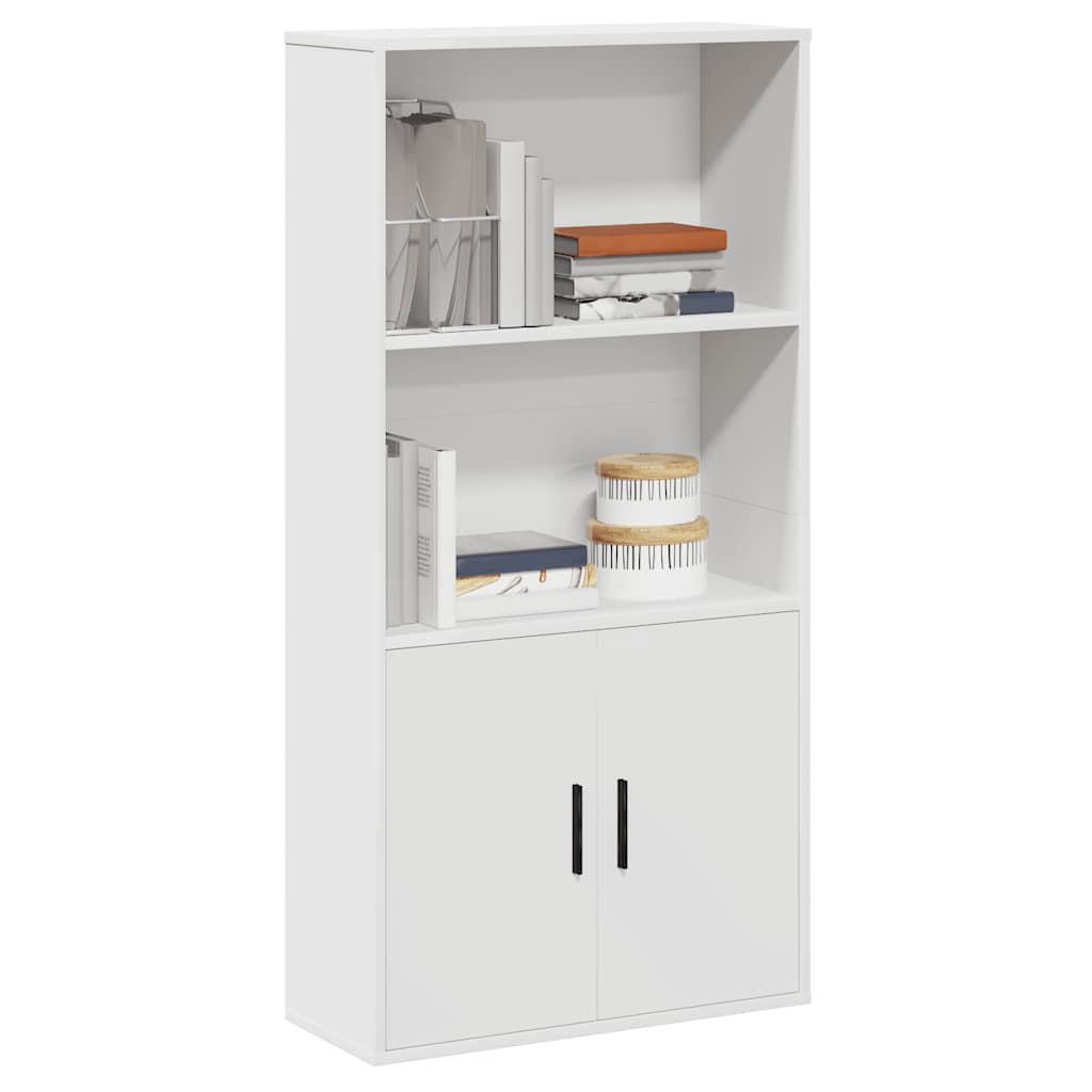 Regal za knjige bijeli 60x24x120 cm od konstruiranog drva