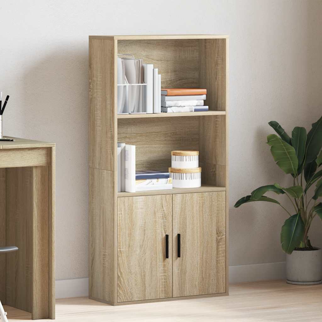 Regal za knjige boja hrasta 60x24x120 cm od konstruiranog drva