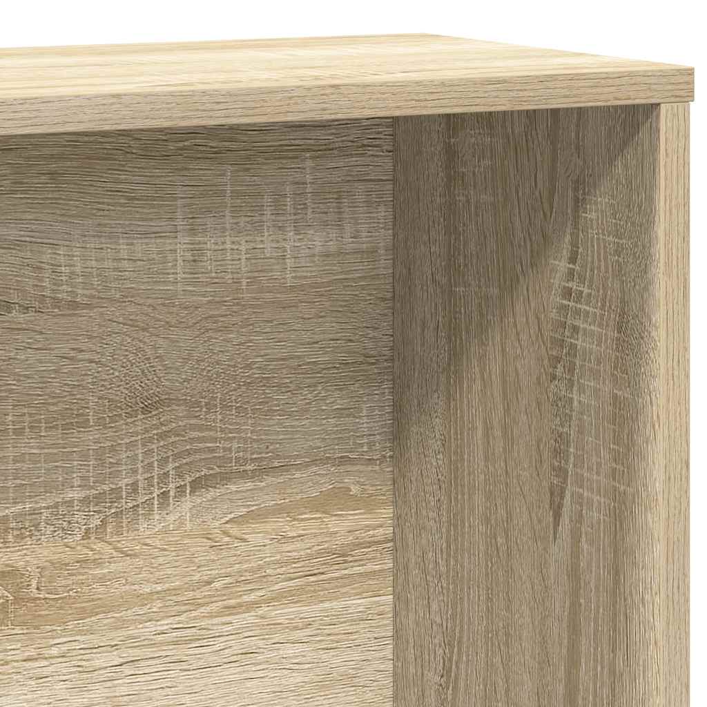 Regal za knjige boja hrasta 60x24x120 cm od konstruiranog drva