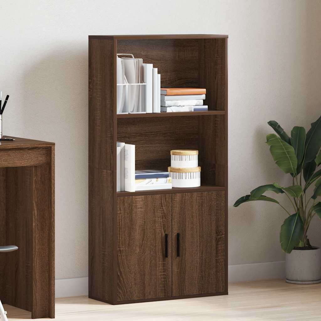 Regal za knjige boja hrasta 60x24x120 cm konstruirano drvo