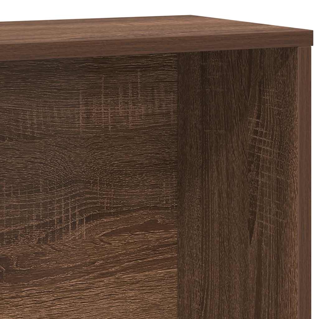 Regal za knjige boja hrasta 60x24x120 cm konstruirano drvo