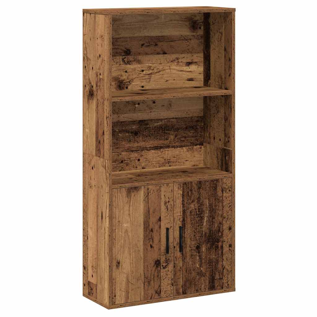 Regal za knjige boja starog drva 60x24x120 cm konstruirano drvo