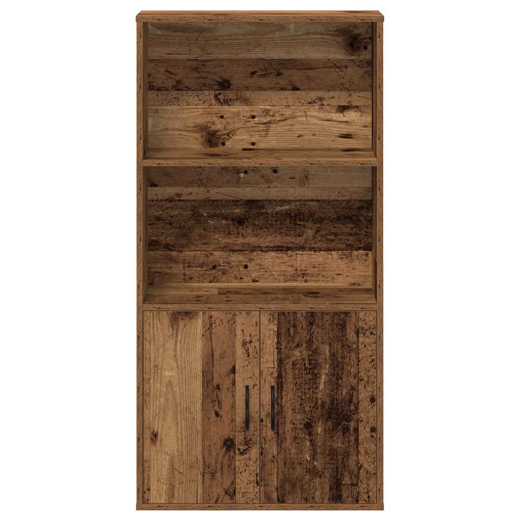 Regal za knjige boja starog drva 60x24x120 cm konstruirano drvo