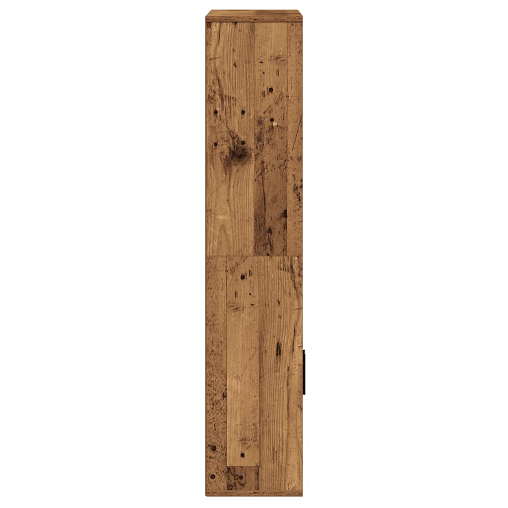 Regal za knjige boja starog drva 60x24x120 cm konstruirano drvo