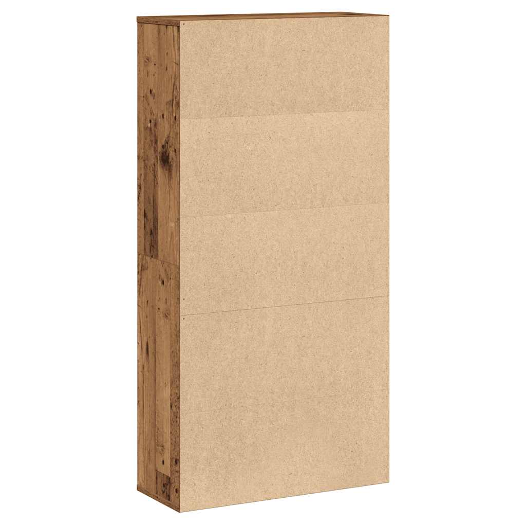 Regal za knjige boja starog drva 60x24x120 cm konstruirano drvo