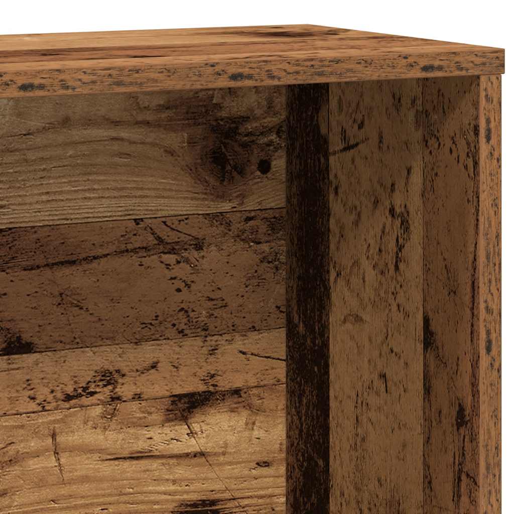 Regal za knjige boja starog drva 60x24x120 cm konstruirano drvo