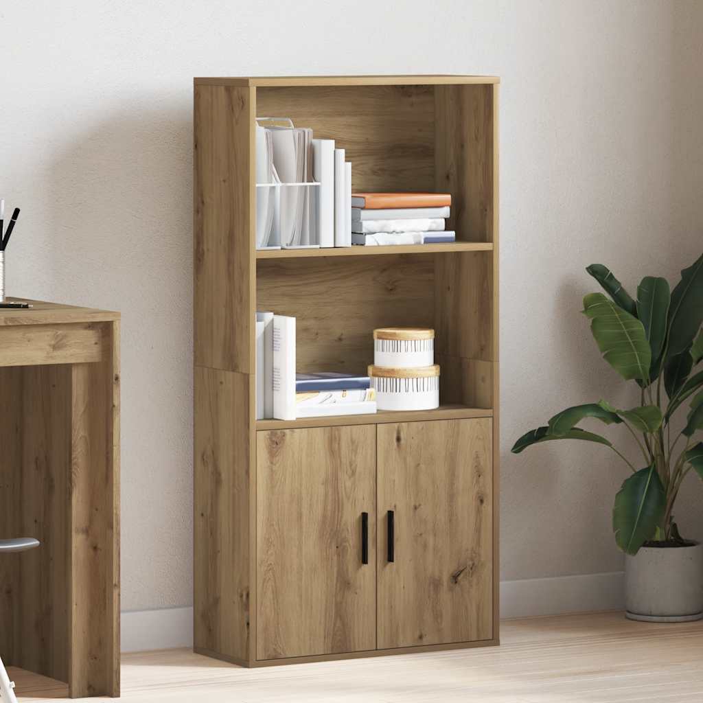 Regal za knjige boja hrasta 60x24x120 cm konstruirano drvo