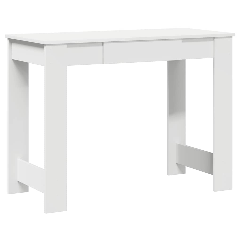 Stol Bijeli 100x45x75 cm Konstruirano drvo