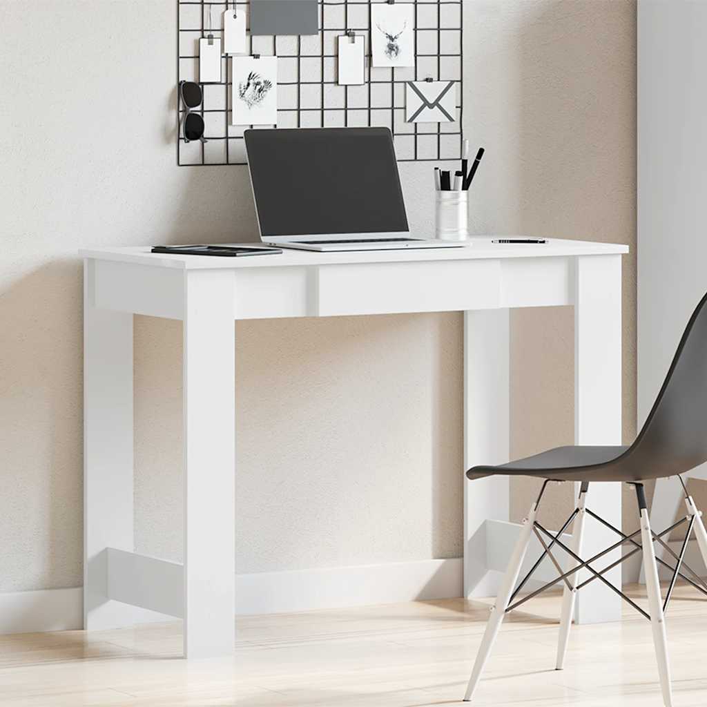Stol Bijeli 100x45x75 cm Konstruirano drvo