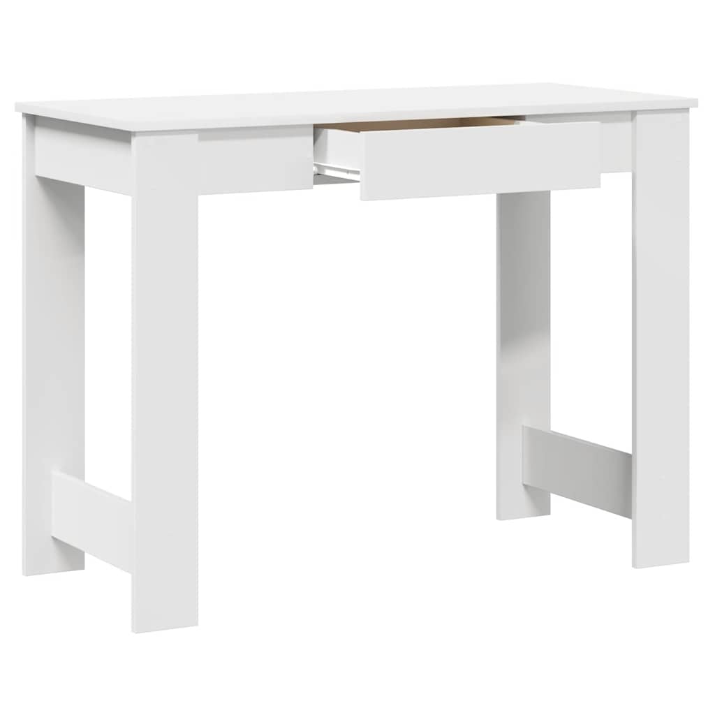 Stol Bijeli 100x45x75 cm Konstruirano drvo