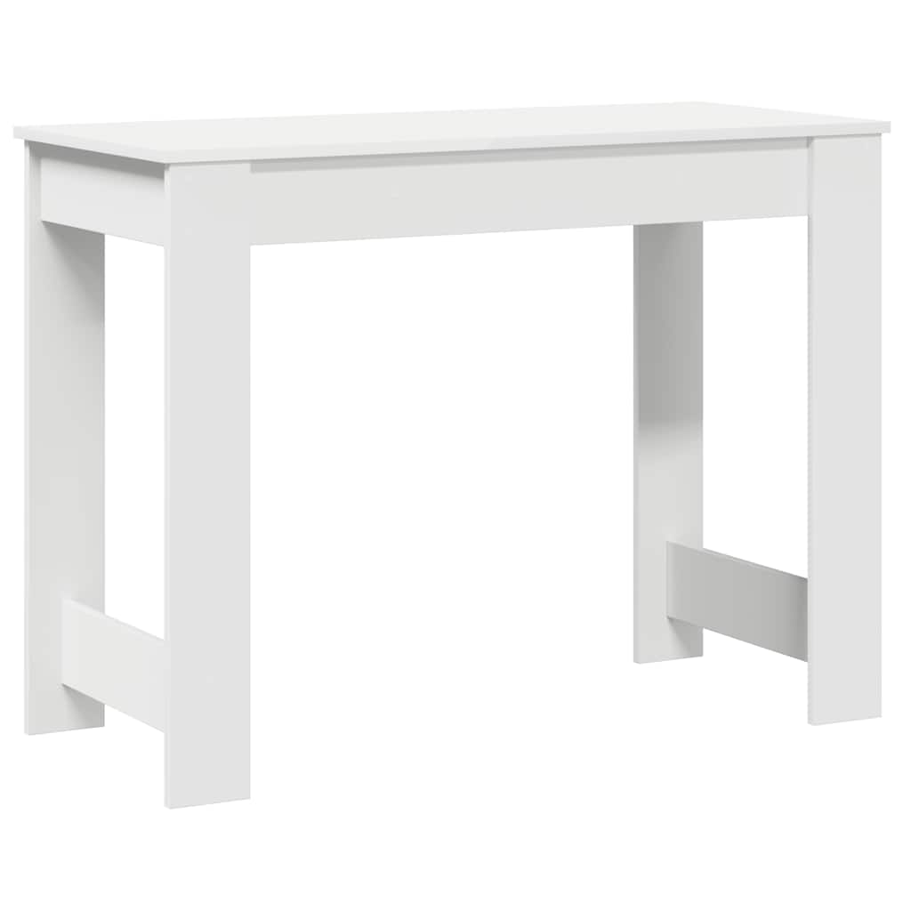 Stol Bijeli 100x45x75 cm Konstruirano drvo