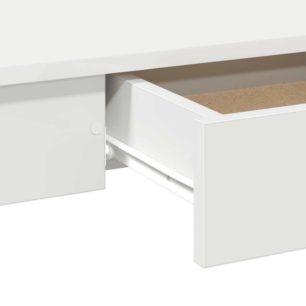 Stol Bijeli 100x45x75 cm Konstruirano drvo