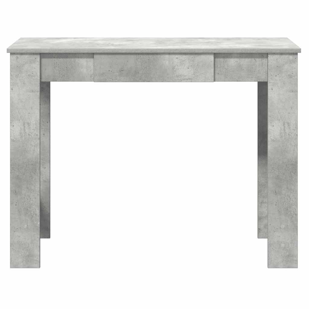 Radni stol boja betona 100x45x75 cm od konstruiranog drva