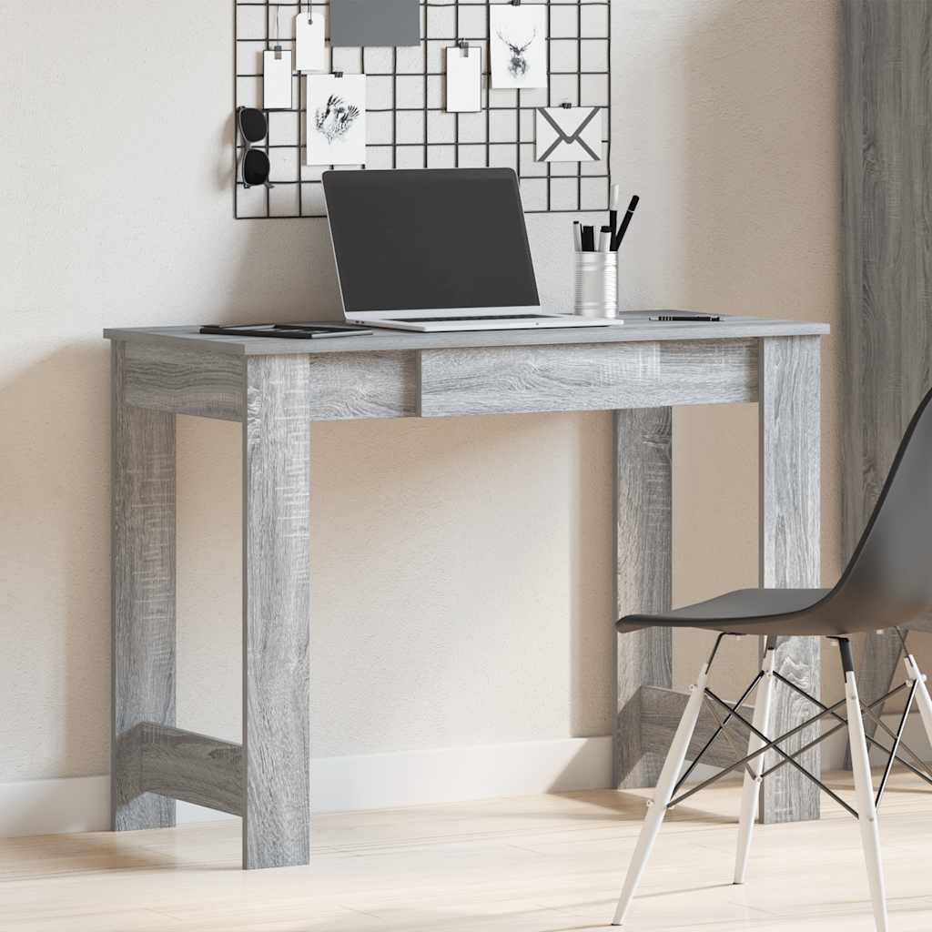 Radni stol boja hrasta sonome 100x45x75 cm konstruirano drvo
