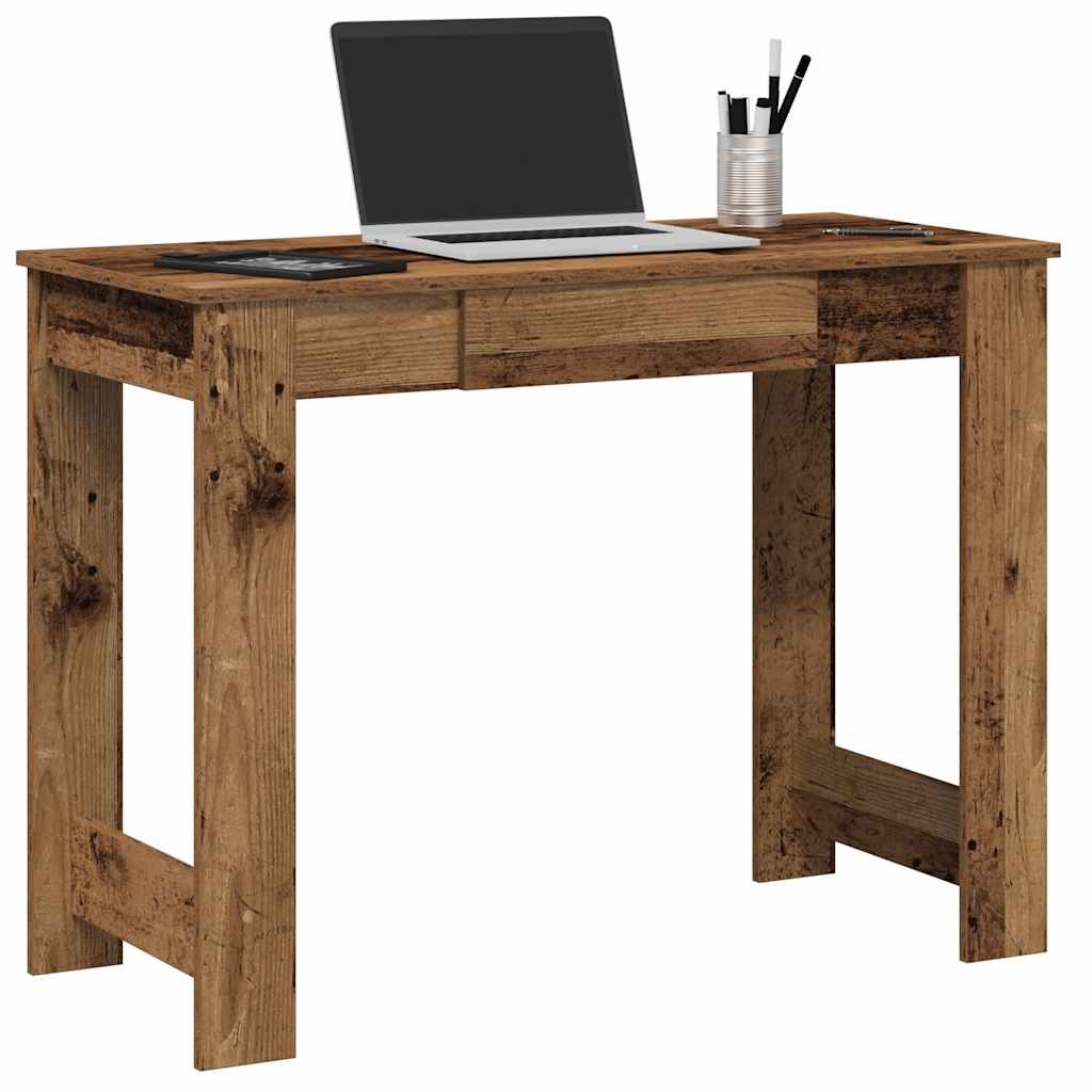 Radni stol boja starog drva 100x45x75 cm konstruirano drvo