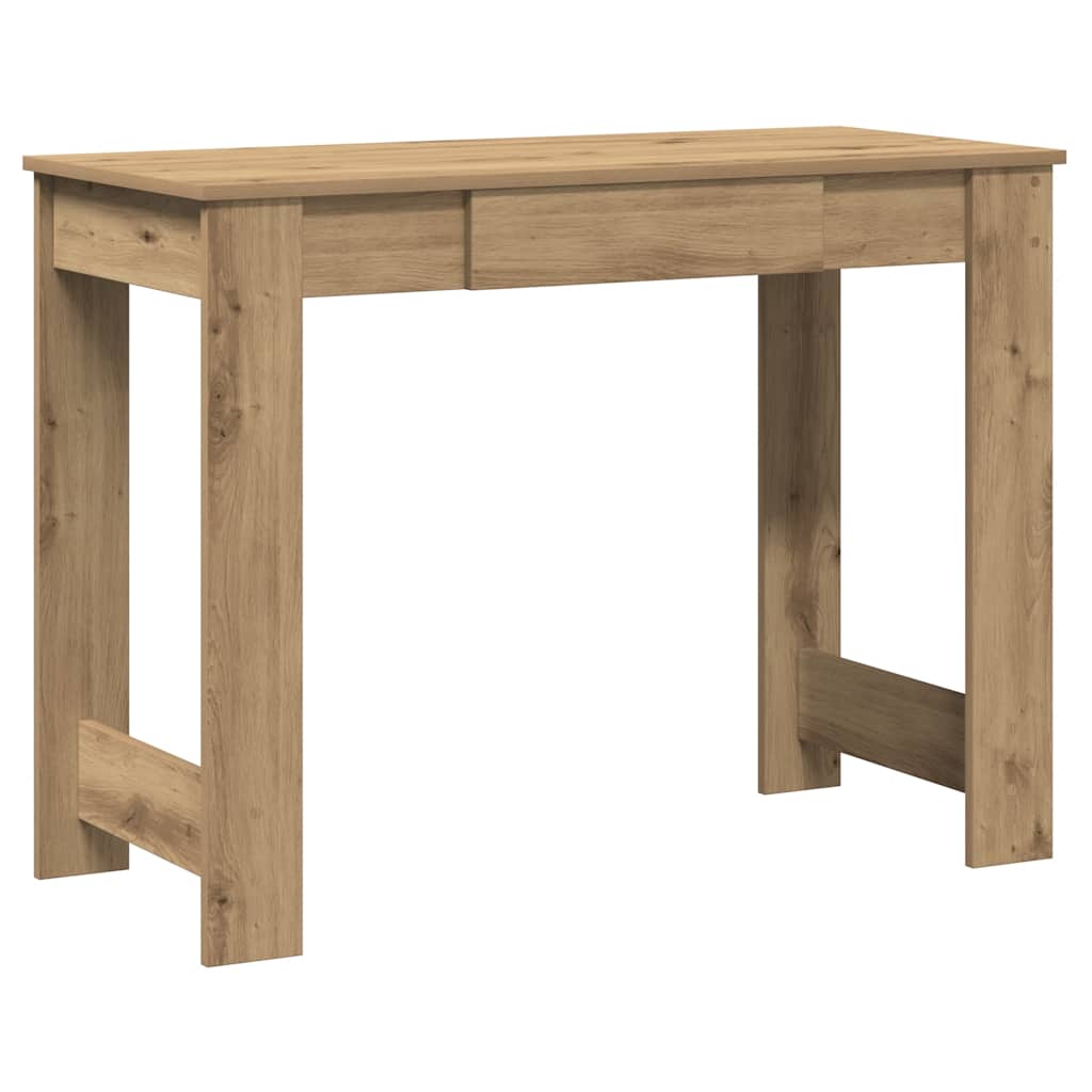 Radni stol boja hrasta artisan 100x45x75 cm konstruirano drvo