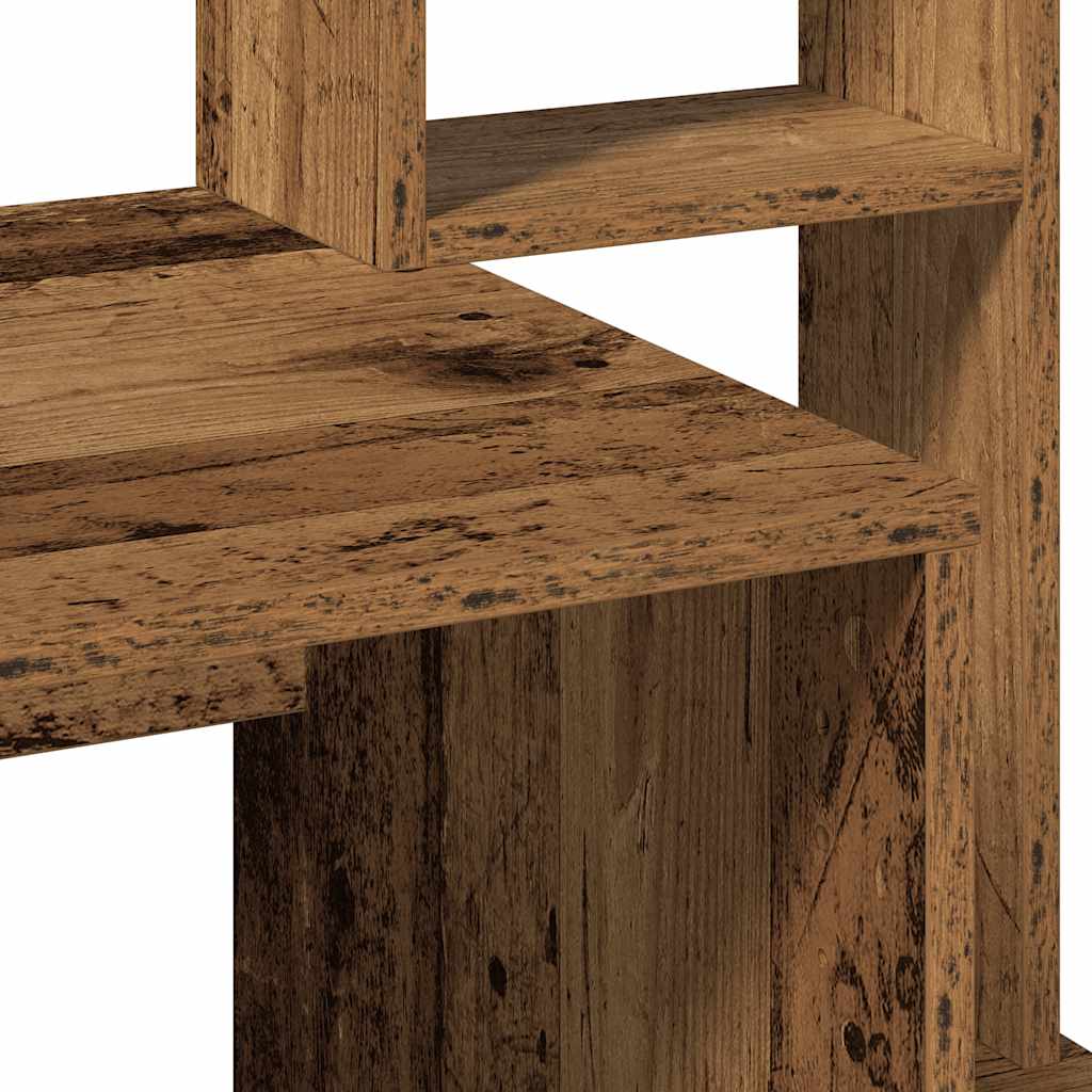 Radni stol s policama boja drva 100x45x140 cm konstruirano drvo