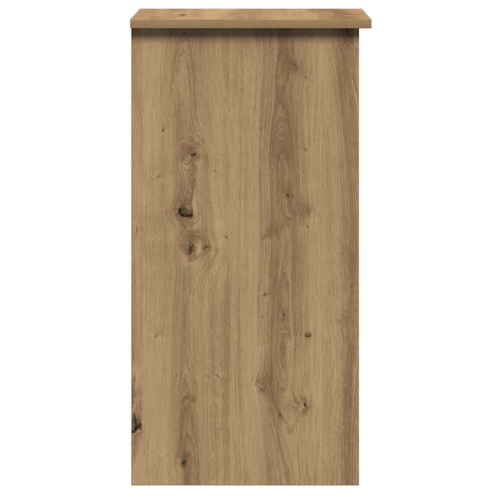Radni stol s policama boja hrasta artisan 84x40x78 cm drveni
