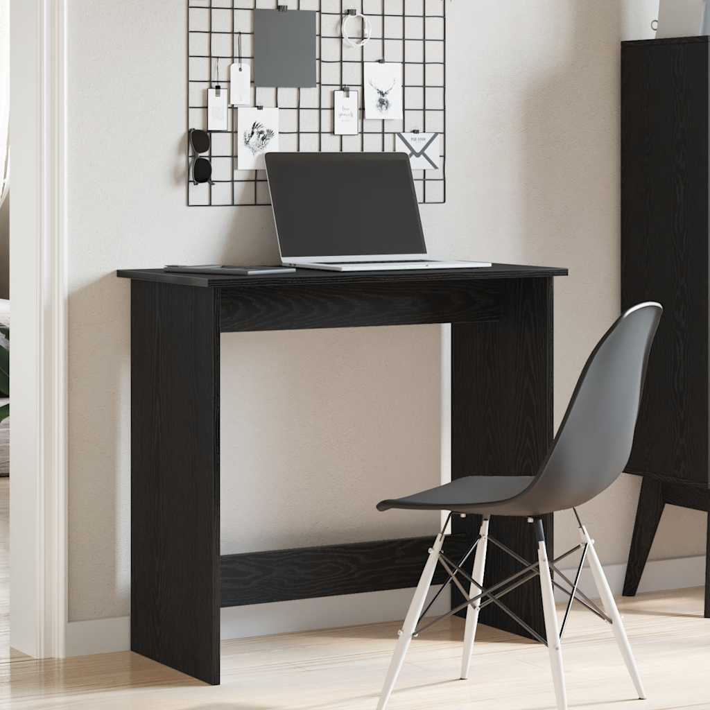 Radni stol crni 80 x 40 x 75 cm od iverice