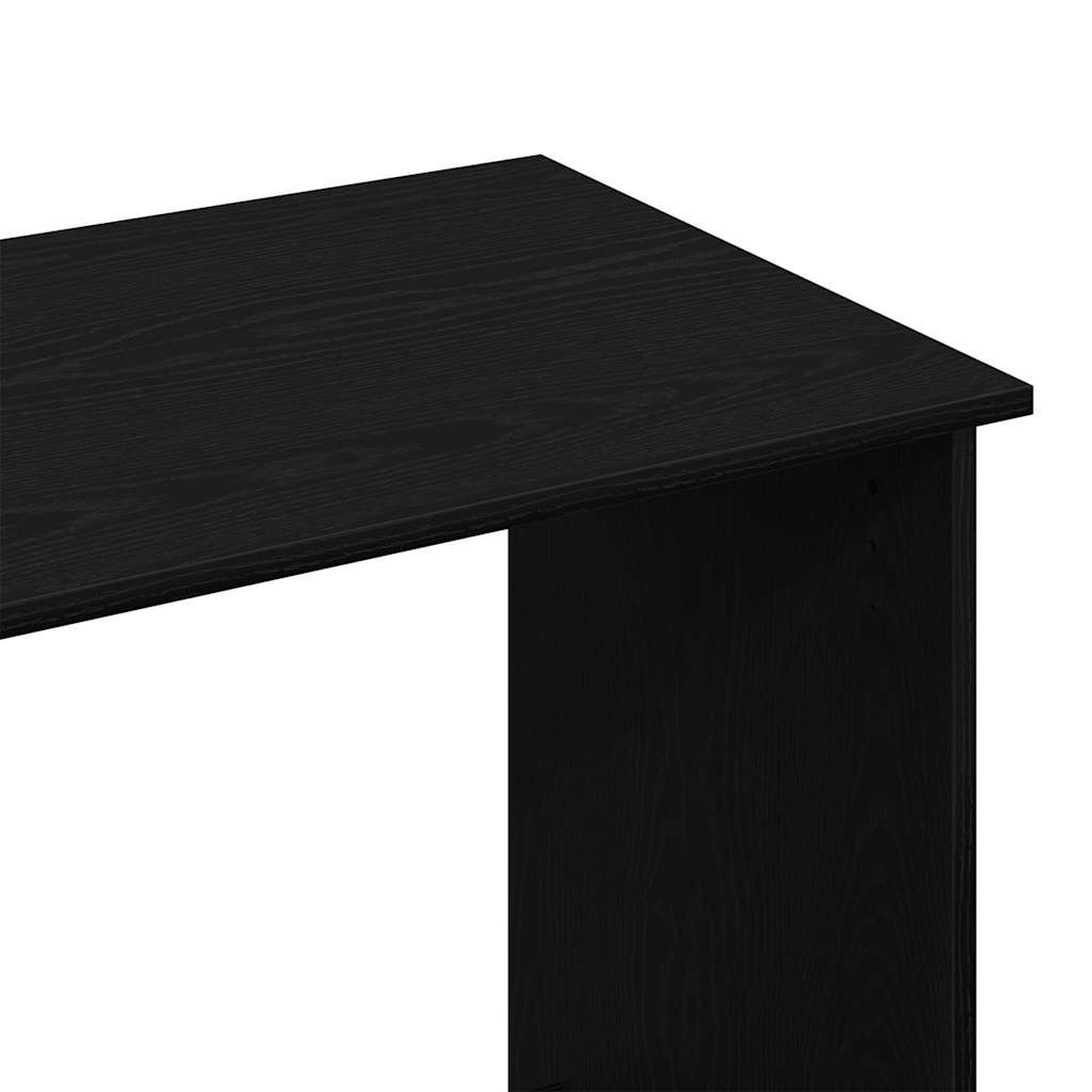 Radni stol crni 80 x 40 x 75 cm od iverice