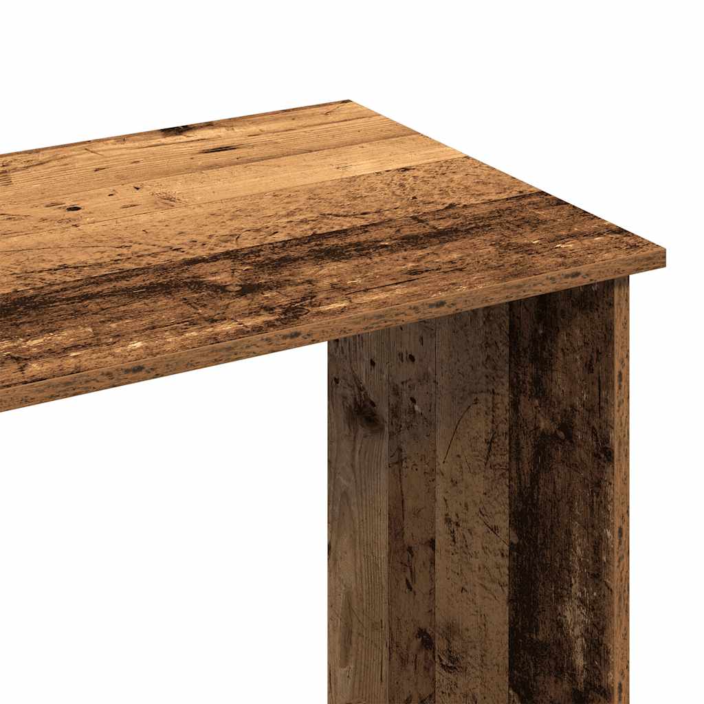 Radni stol boja starog drva 80 x 40 x 75 cm konstruirano drvo
