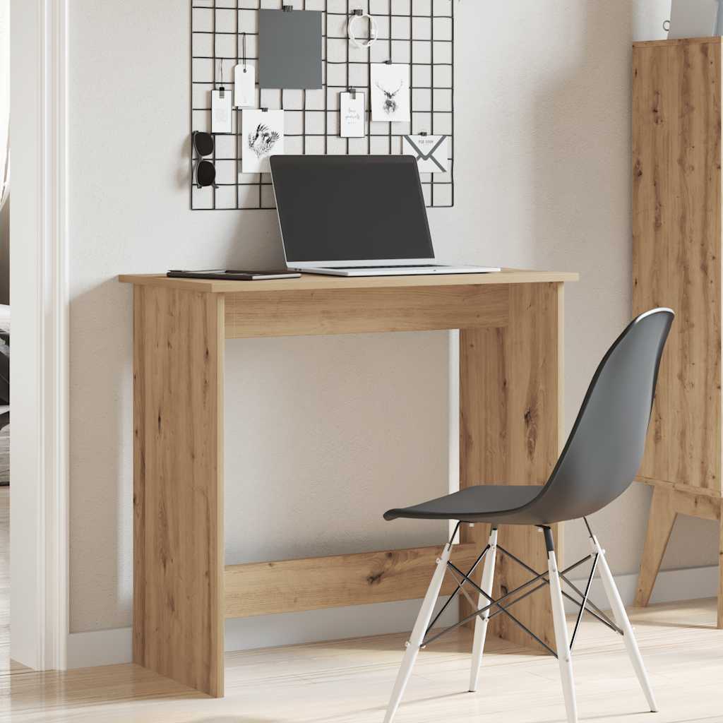 Radni stol boja hrasta artisan 80x40x75 cm konstruirano drvo