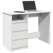 Radni stol bijeli 102 x 50 x 75 cm od konstruiranog drva