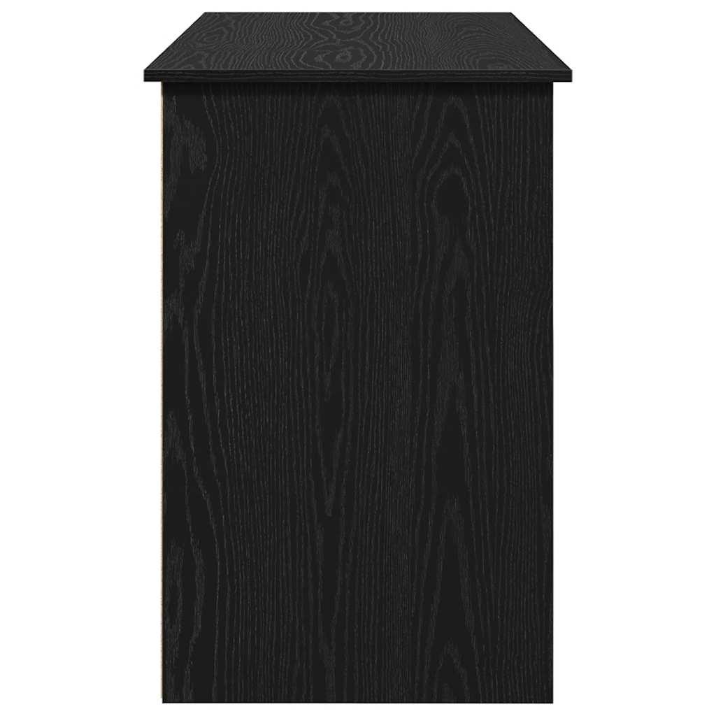 Radni stol crni 102 x 50 x 75 cm od konstruiranog drva
