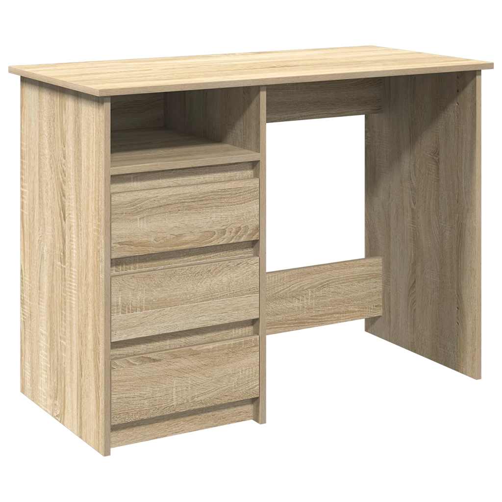 Radni stol boja hrasta sonome 102x50x75 cm konstruirano drvo