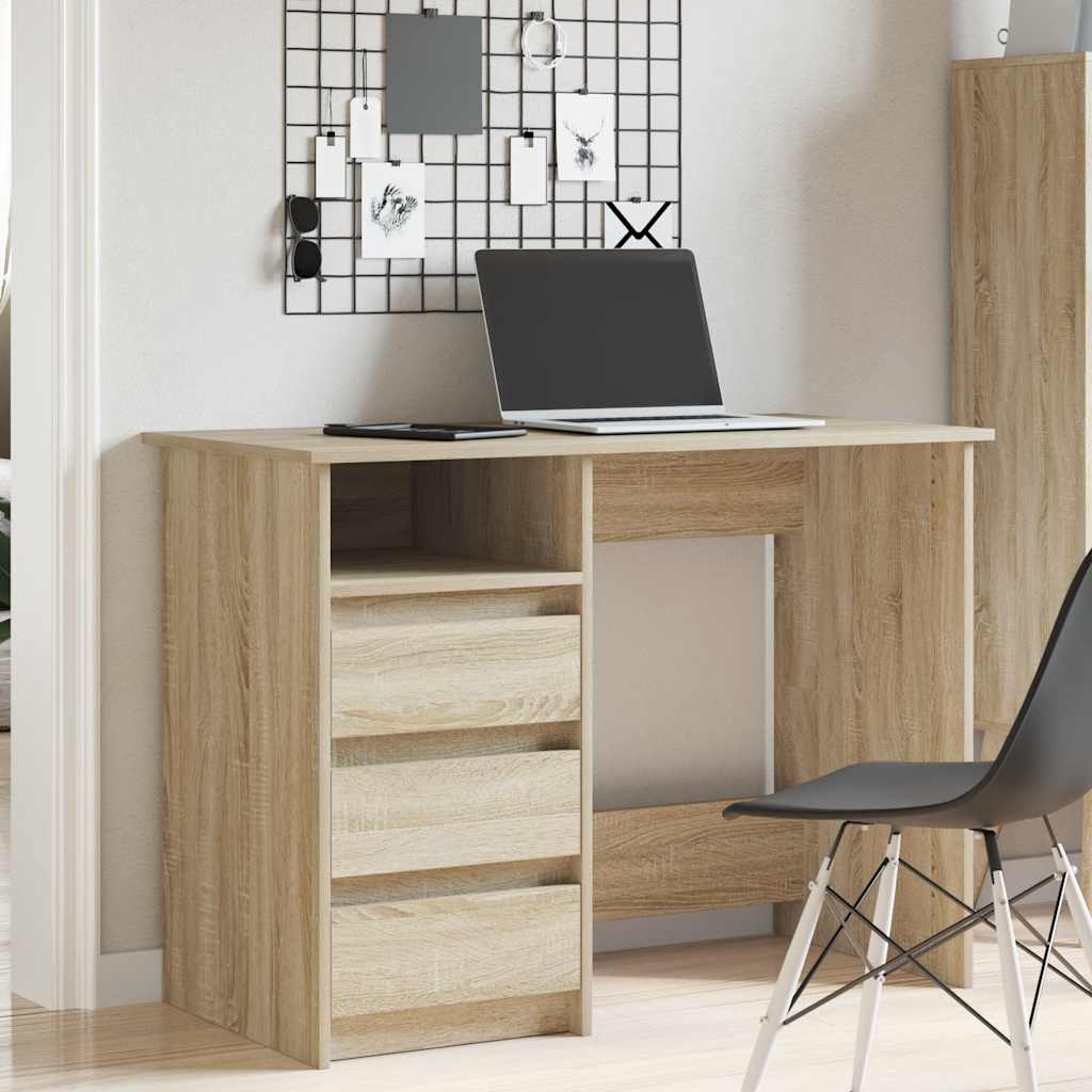 Radni stol boja hrasta sonome 102x50x75 cm konstruirano drvo