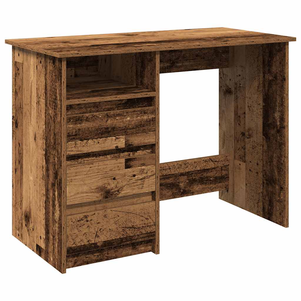 Radni stol boja drva 102 x 50 x 75 cm od konstruiranog drva