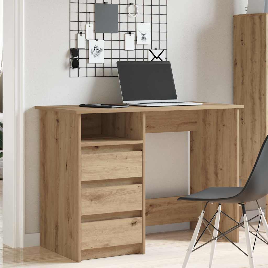 Radni stol boja artisan hrasta 102x50x75 cm konstruirano drvo