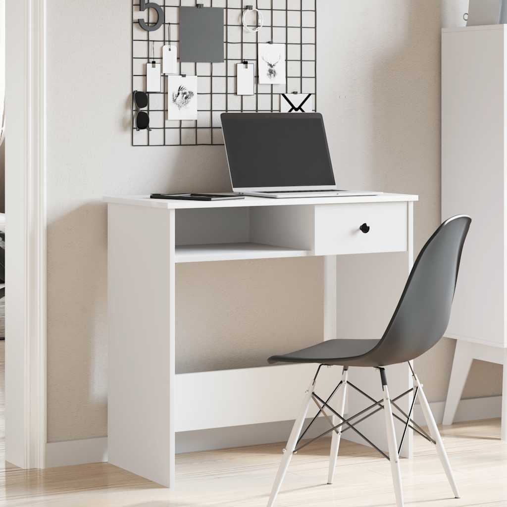 Radni stol bijeli 80 x 40 x 75 cm od iverice