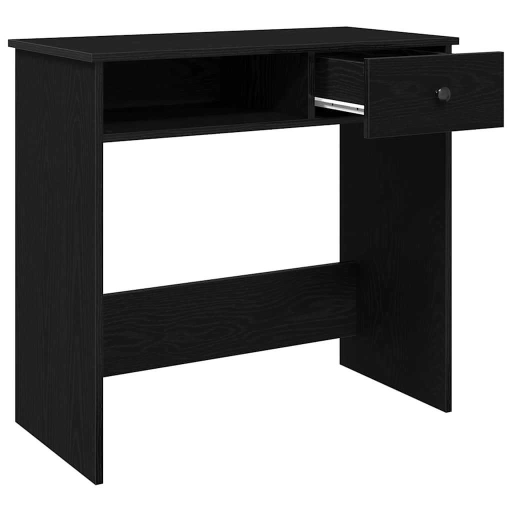 Radni stol crni 80 x 40 x 75 cm od iverice