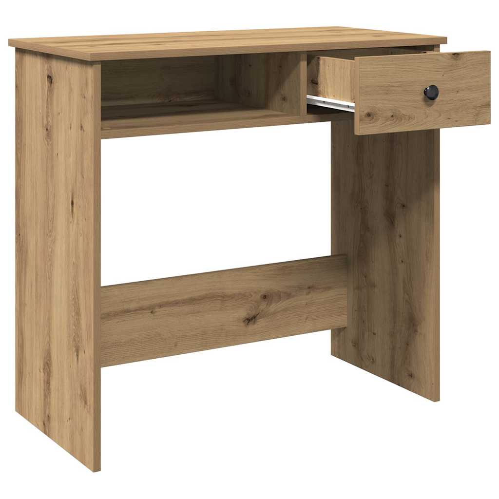 Radni stol boja hrasta artisan 80x40x75 cm konstruirano drvo