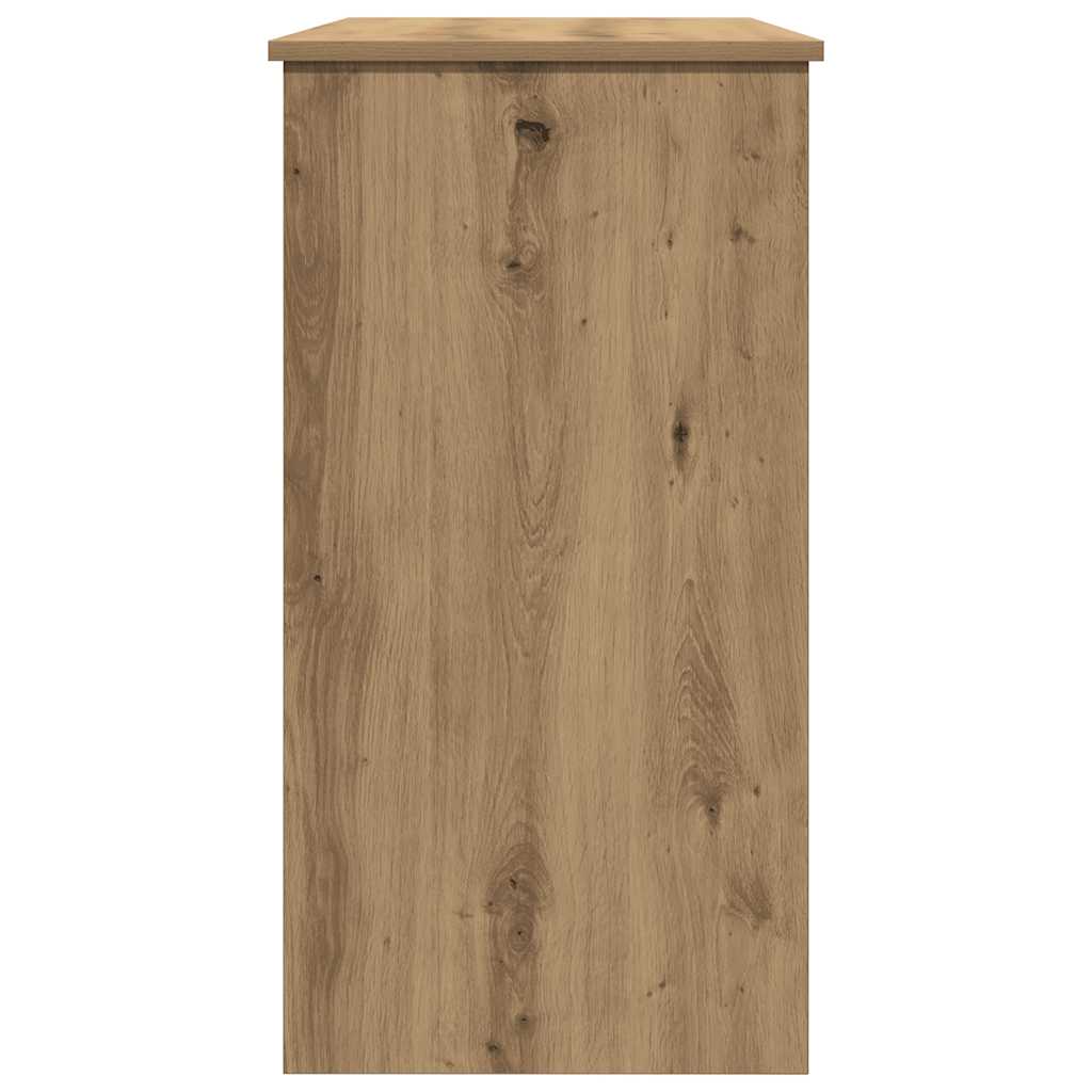 Radni stol boja hrasta artisan 80x40x75 cm konstruirano drvo