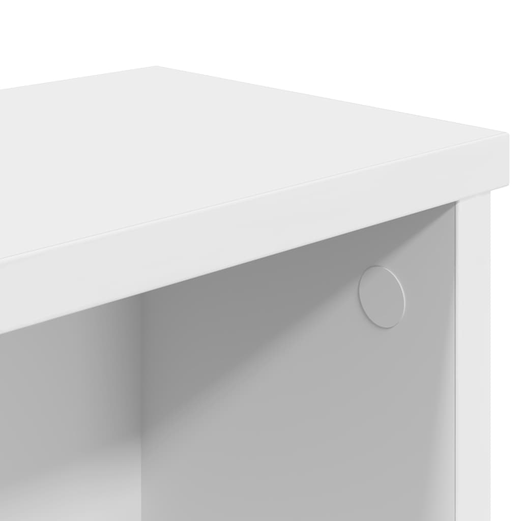 Kuhinjski stalci koji se mogu složiti 2 kom bijeli 50x15x16 cm