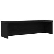 Kuhinjski stalak za slaganje crni 50x15x16 cm konstruirano drvo
