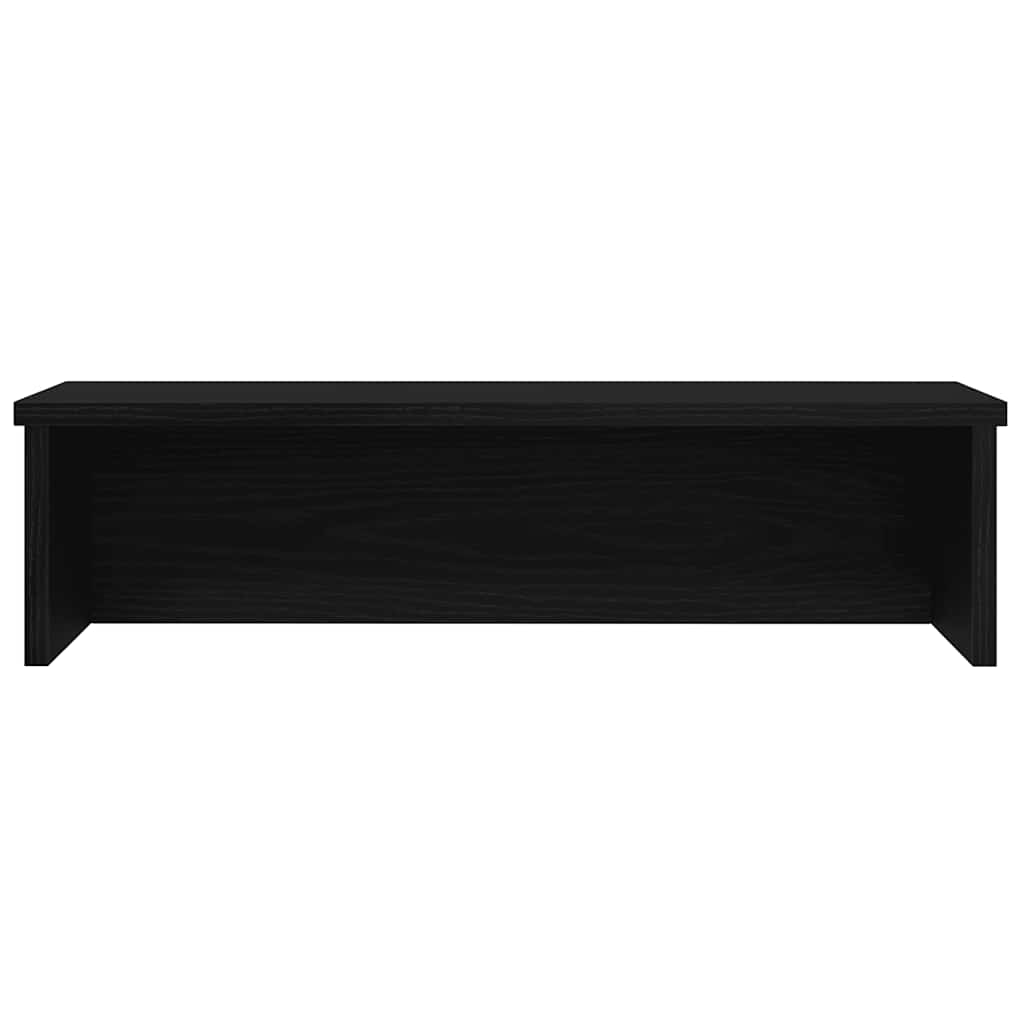 Kuhinjski stalak za slaganje crni 50x15x16 cm konstruirano drvo