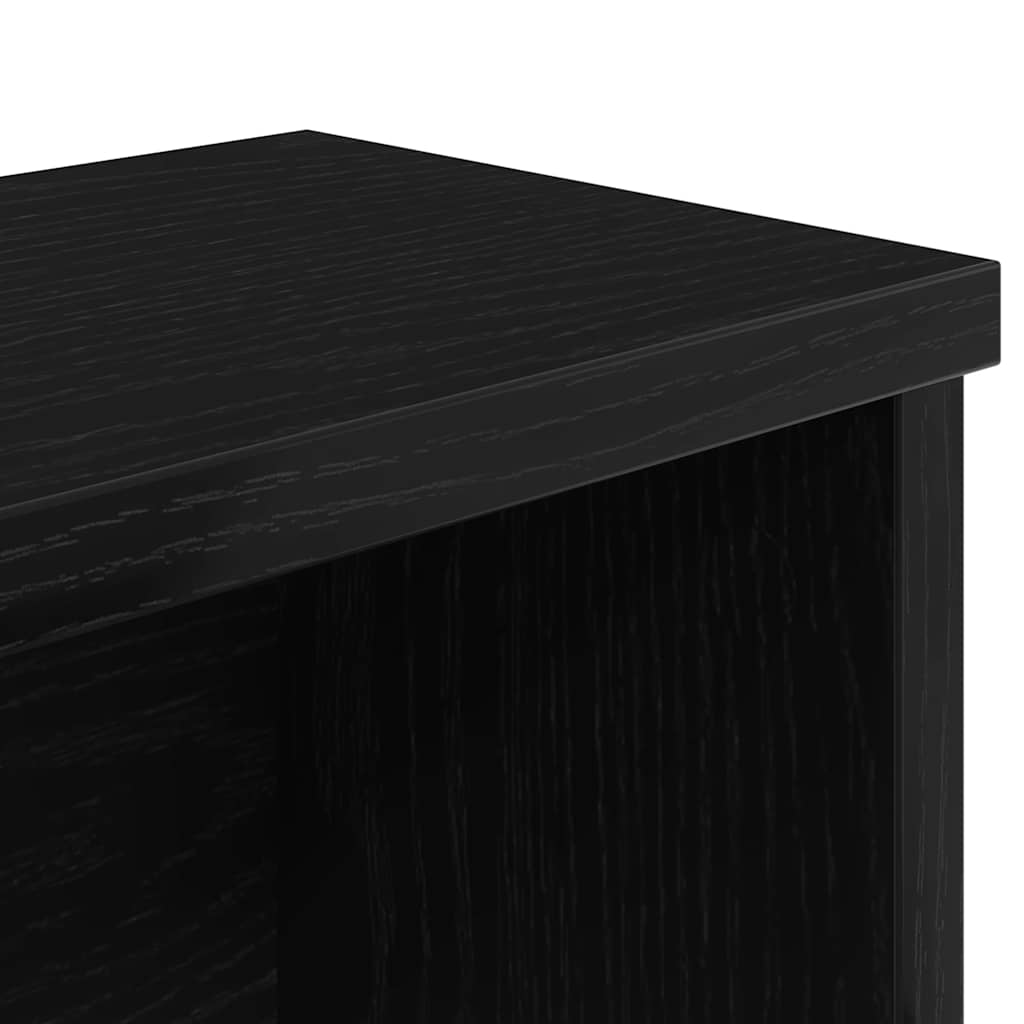 Kuhinjski stalci koji se mogu složiti 2 kom crni 60x15x16 cm