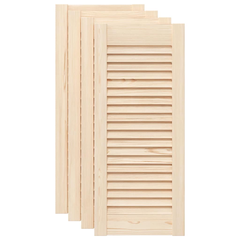 Vrata ormarića Dizajn rešetki 4 kom 69x29,5 cm puno drvo bor